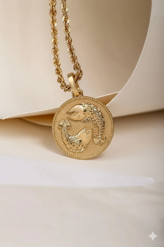 Gold Plated Zodiac Sign Necklace